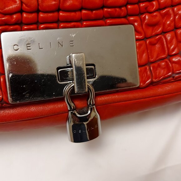 Celine Red Watch Me bag - Picture 7 of 13